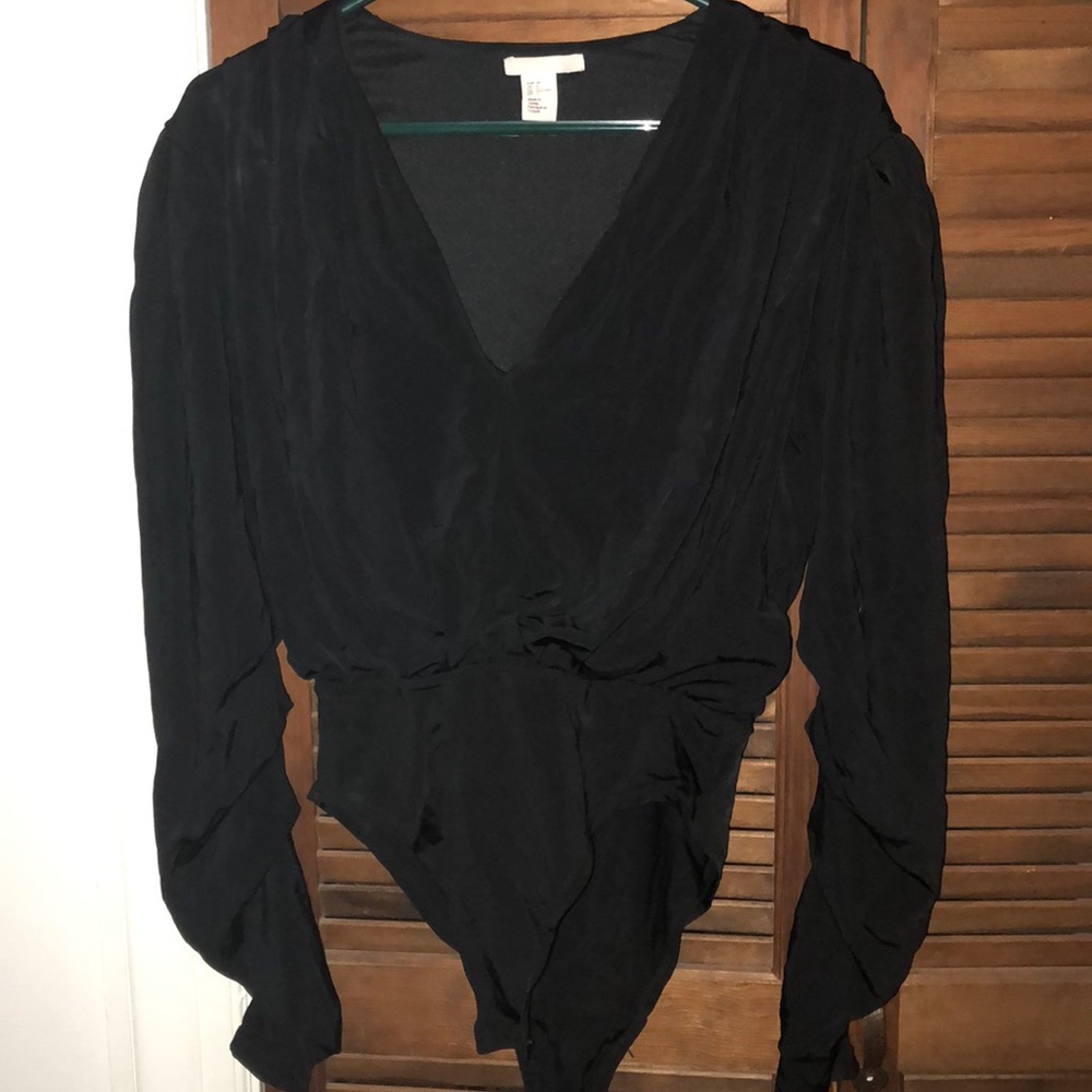 Black long sleeve bodysuit from H&M
